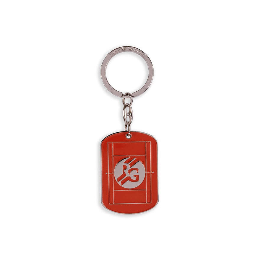 全仏オープンテニス】キーリング ドッグタグ型クレーコート | WOWOW百貨店