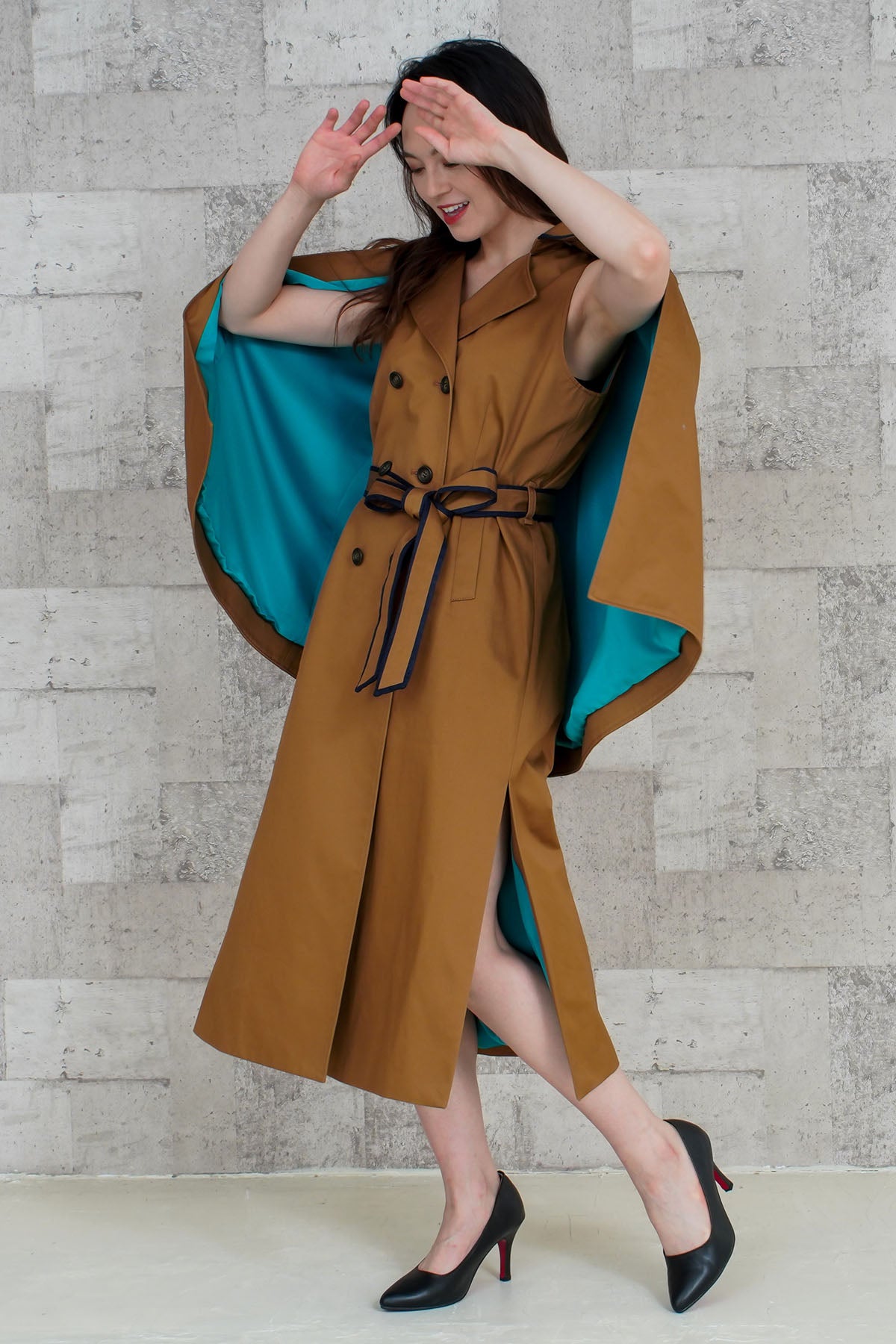 イデアルーチェ】最終価格 5way ケープトレンチコート 【お値下げし