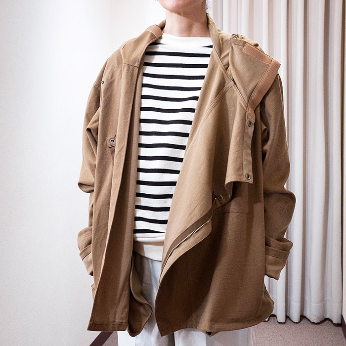 ippei takei [イッペイタケイ]バイカージャケット＃beige | Lin total