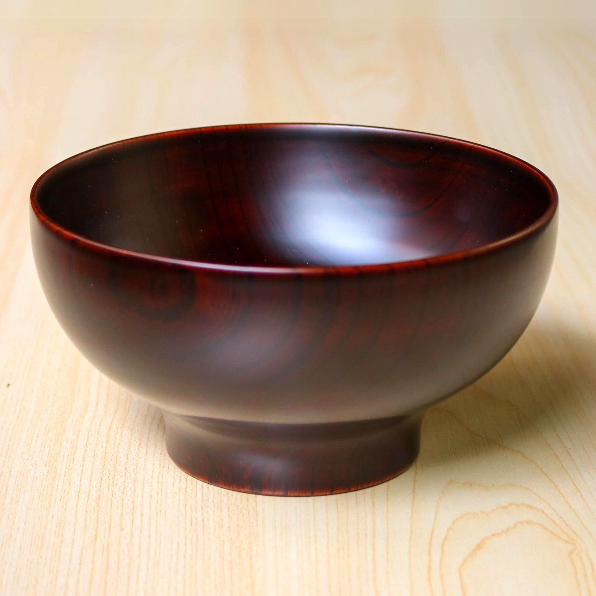 越前漆器 お椀 | 欅 まり椀 | 大椀 木地呂 | 土直