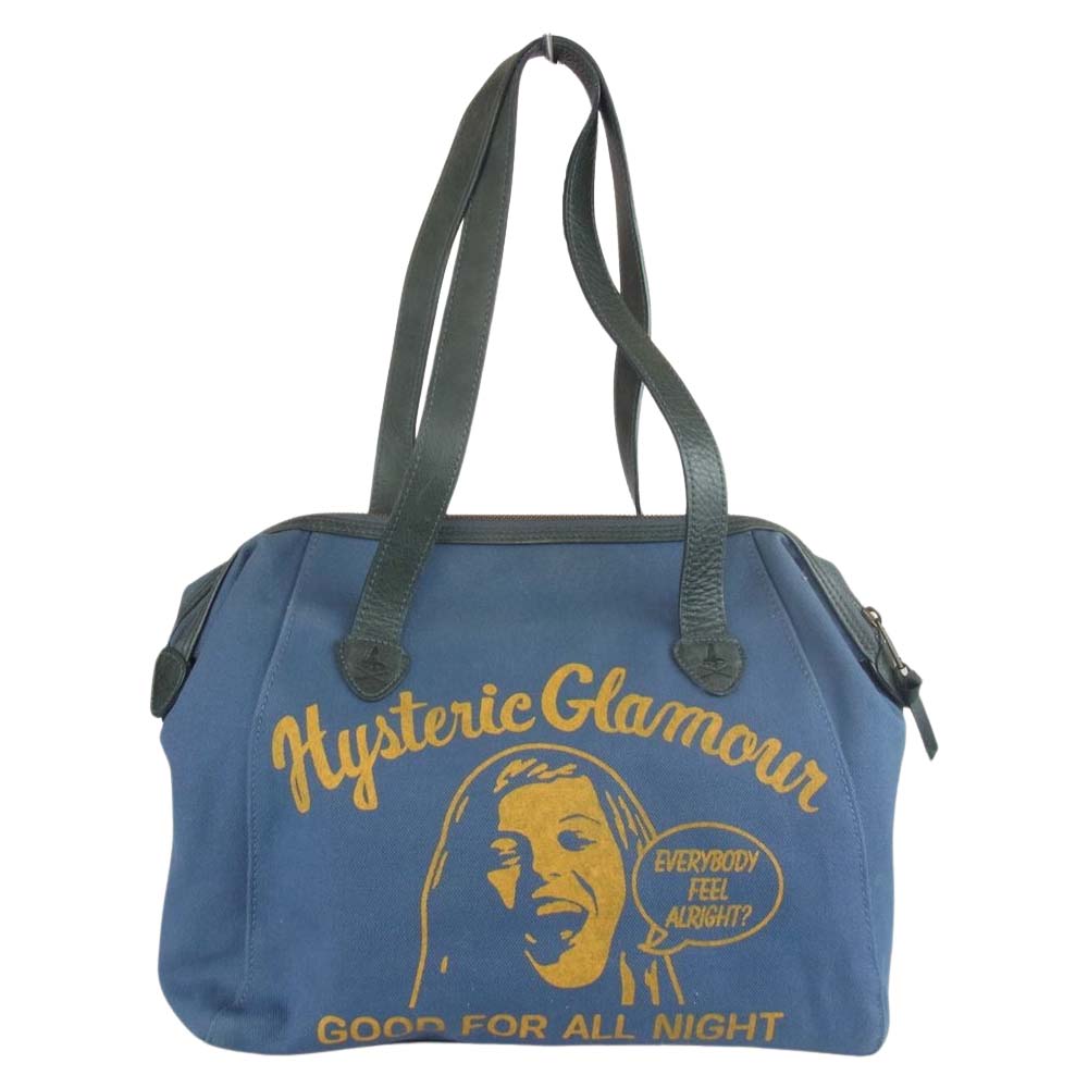 HYSTERIC GLAMOUR ヒステリックグラマー ボストン バッグ ネイビー系