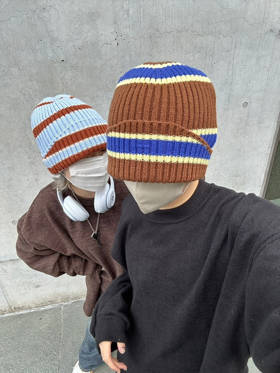 受注制【Chikashitsu +】border beanie (7color) – PRESSING WEB SHOP