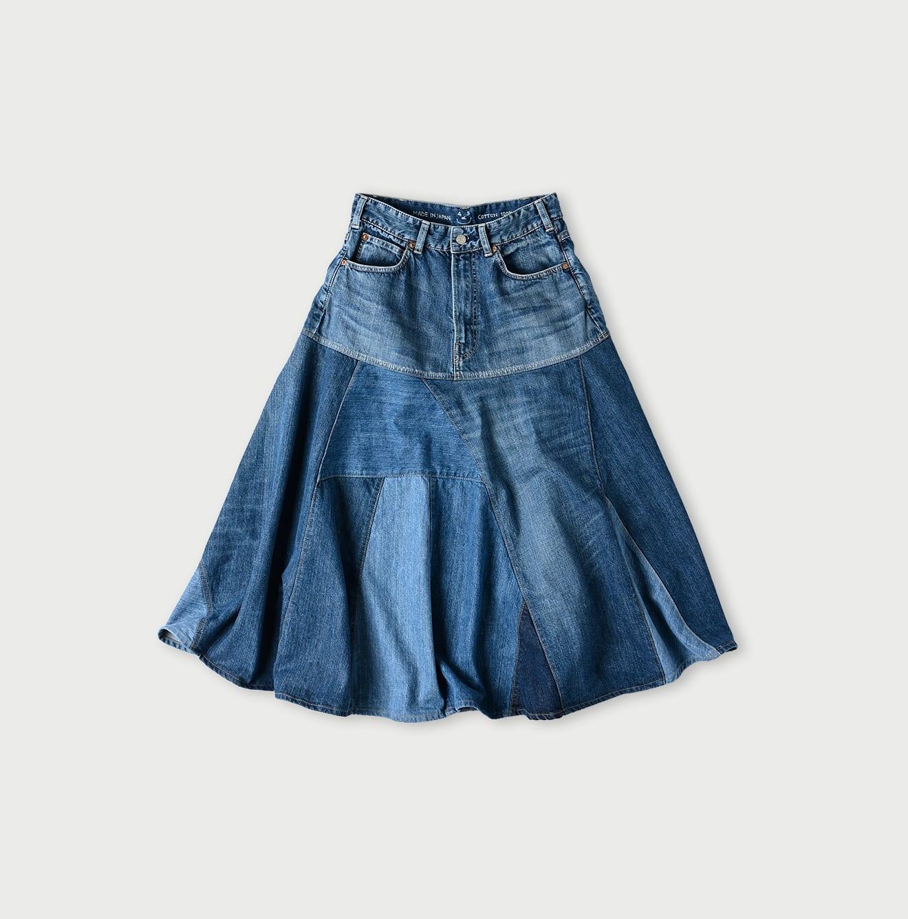 Rye Mugi Denim Charlotte Patchwork Skirt Syou (Size 3) – 45R GLOBAL