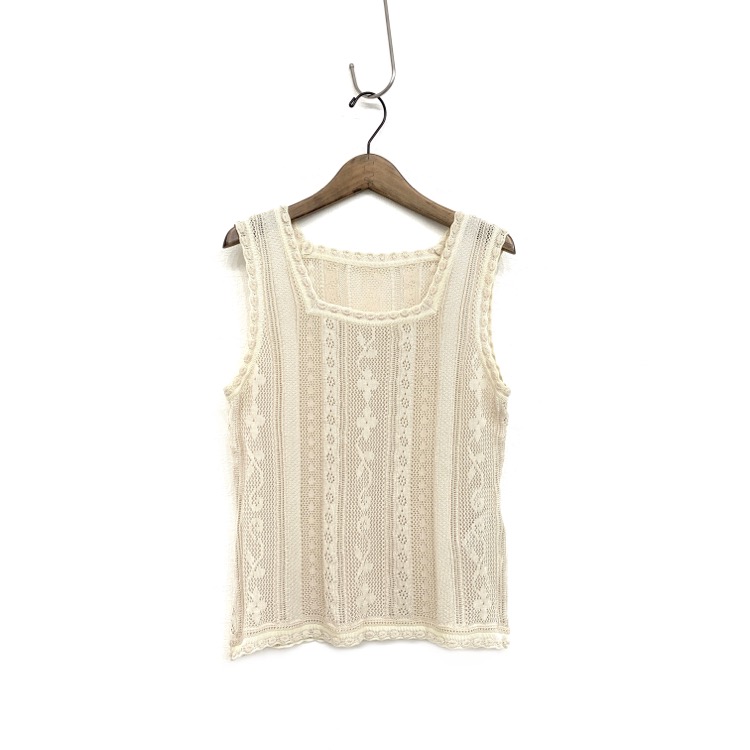 Mame Kurogouchi懐かしさが透けるTraditional Curtain Lace Knitted