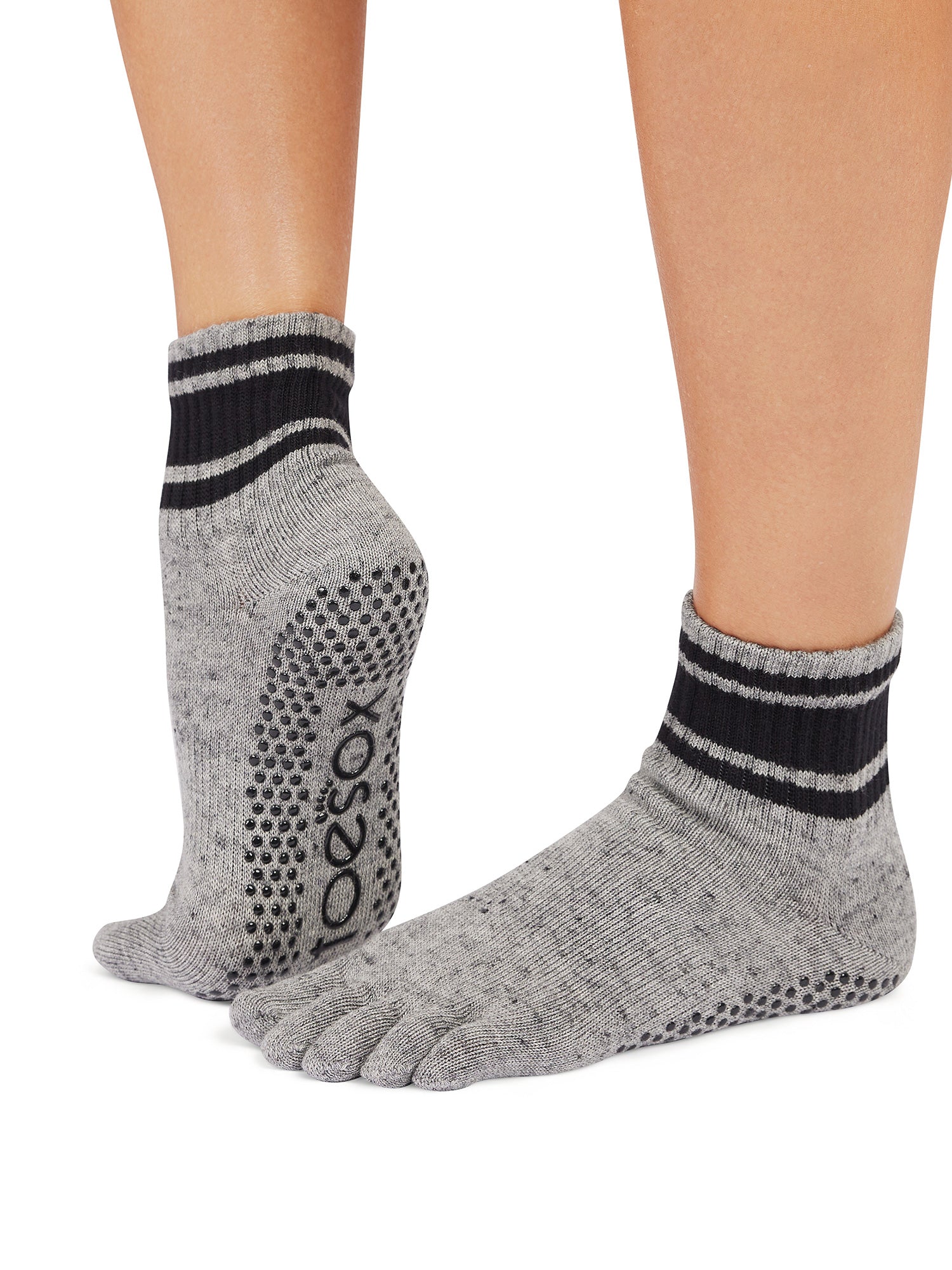 ToeSox] グリップ ソックス 5本指 メロディー（Full-Toe／つま先あり