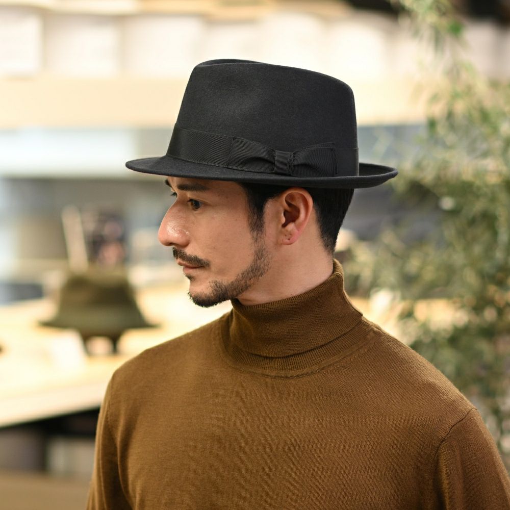 トナック フェルトハット LARME（ラルム）ダークグレー | 帽子通販 時
