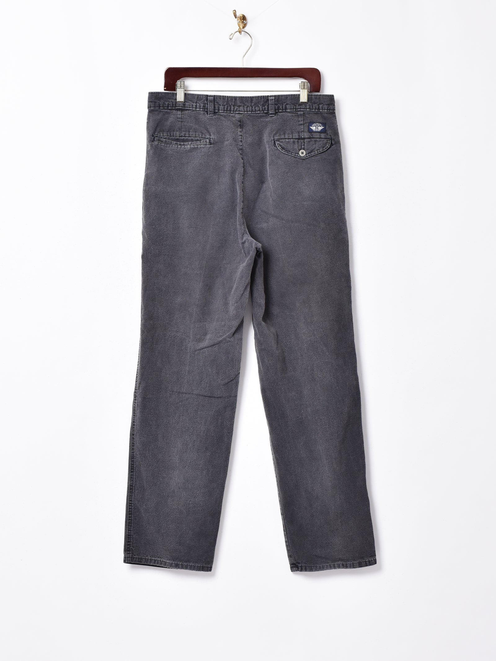 DOCKERS 2タックブラックデニムパンツ W34 – 古着屋Top of the Hillの