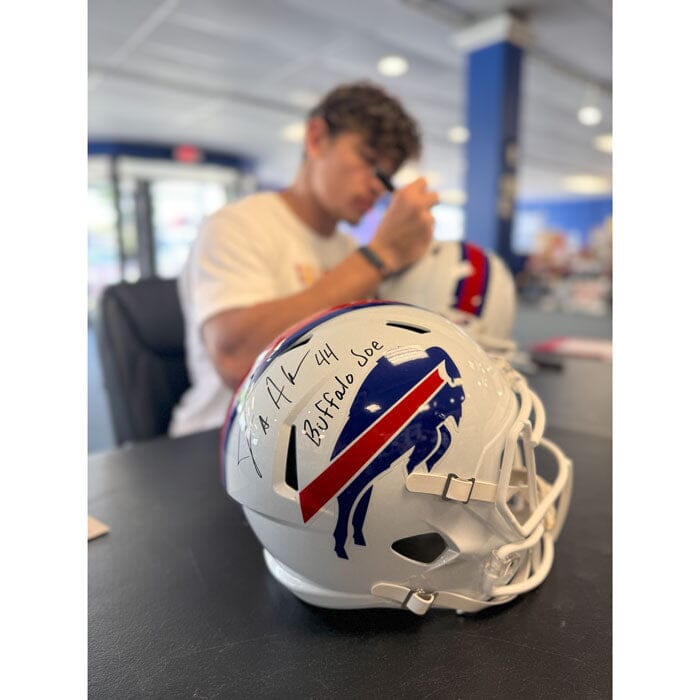 Joe Andreessen Signed Buffalo Bills Full Size 2021 Speed Replica