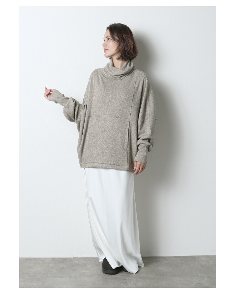 楽天市場】オフタートルニットソートップス : MERI