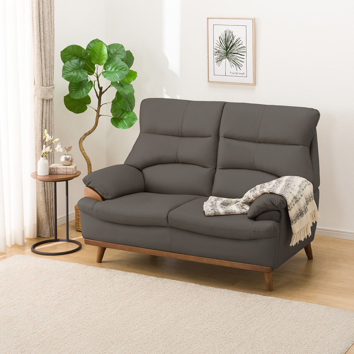 楽天市場】ソファ(PD02-2 革) ニトリ 【配送員設置商品】 : ニトリ