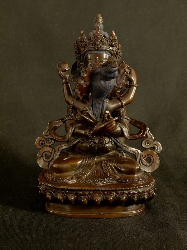 楽天市場】持金剛（ヤブユム）銅造彫金仕上げ : 仏像仏画チベット美術