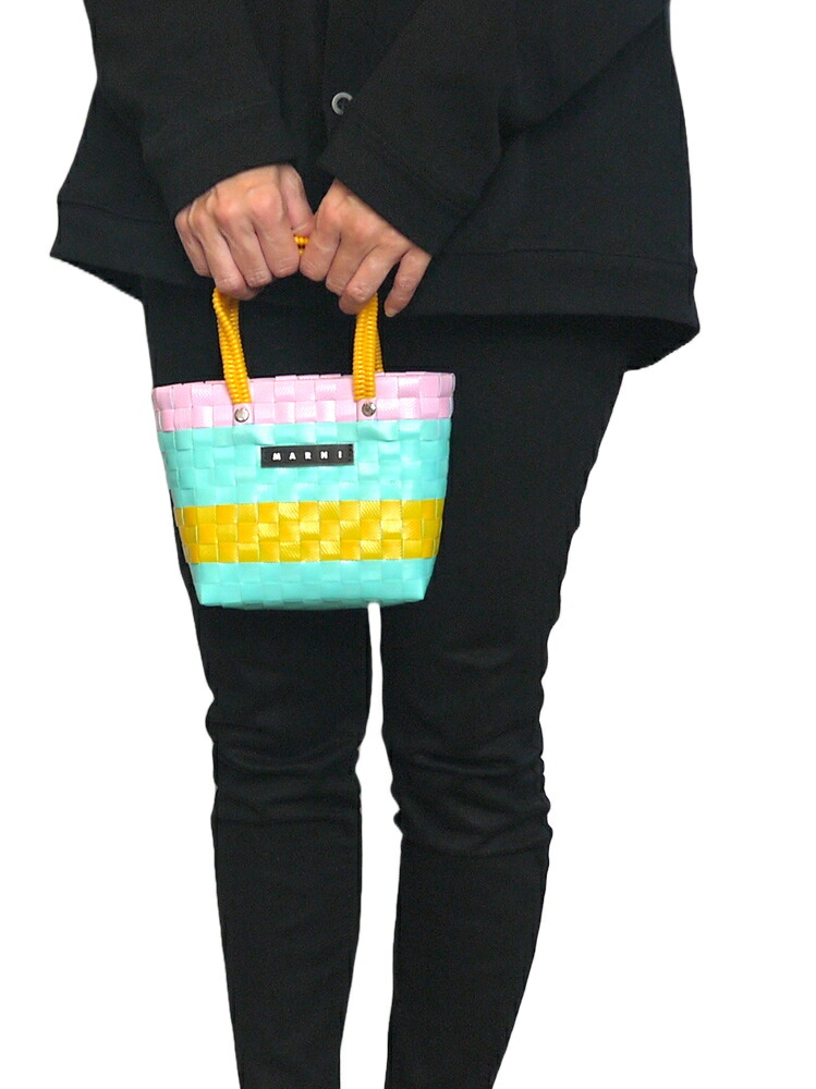 楽天市場】マルニ MARNI かごバッグ サンデーモーニングバッグ