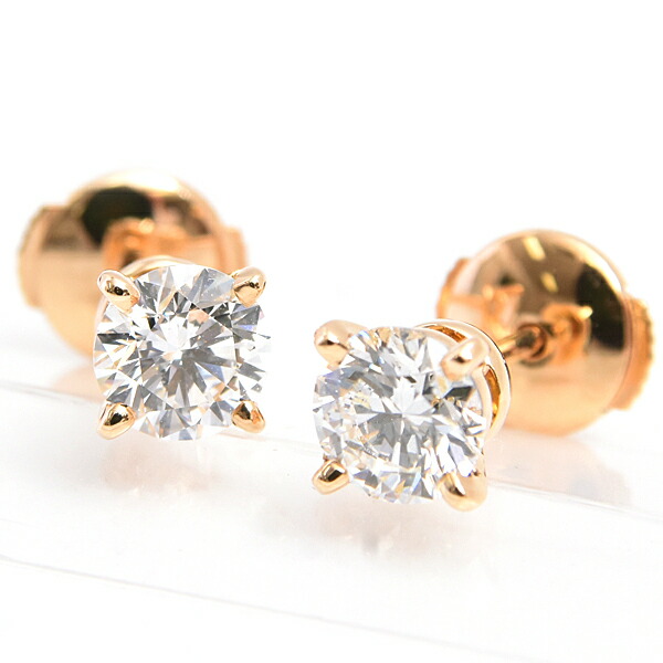 楽天市場】カルティエ ピアス レディース 1895 ソリテール ダイヤ