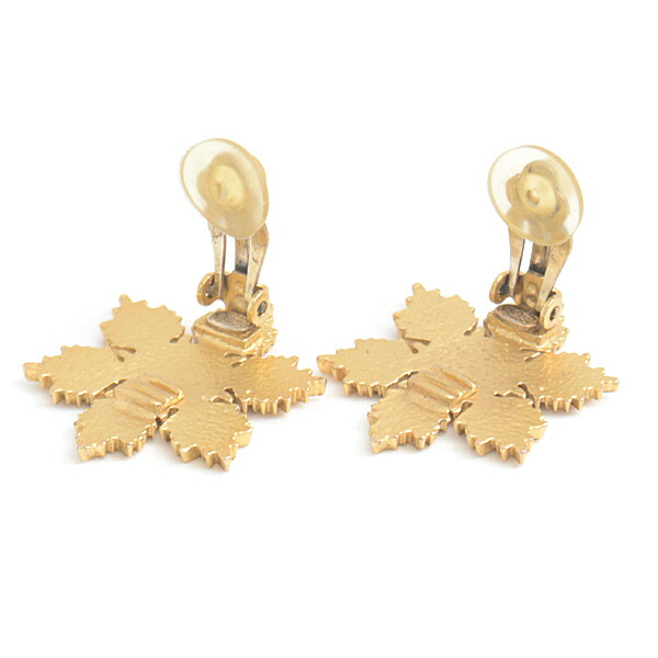 楽天市場】シャネル イヤリング レディース 雪の結晶 スノーフレーク