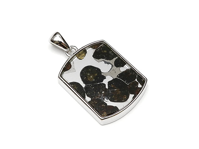 楽天市場】ケニア産 パラサイト セリコ隕石 ペンダントトップ 24×17mm