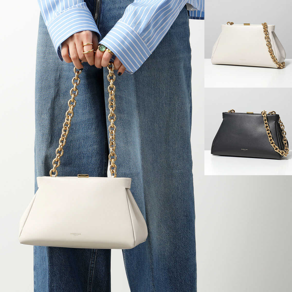 楽天市場】DEMELLIER デメリエー ショルダーバッグ CANNES WITH CHUNKY