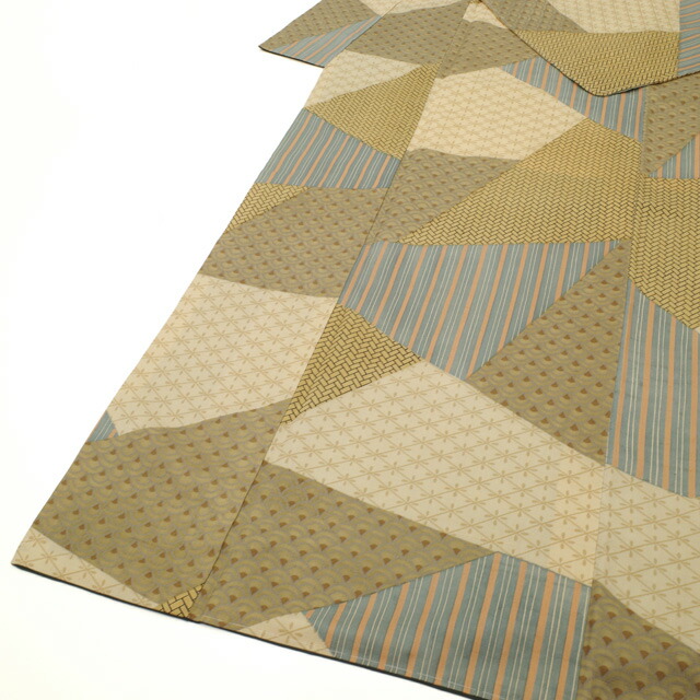 楽天市場】【中古】 小紋 着物 袷 正絹 紬 花井幸子 ファッション