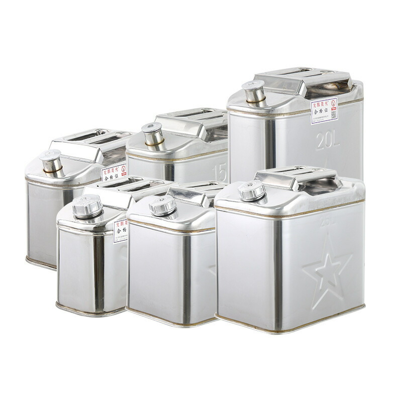 楽天市場】ガソリン携行缶 10l ステンレスの通販