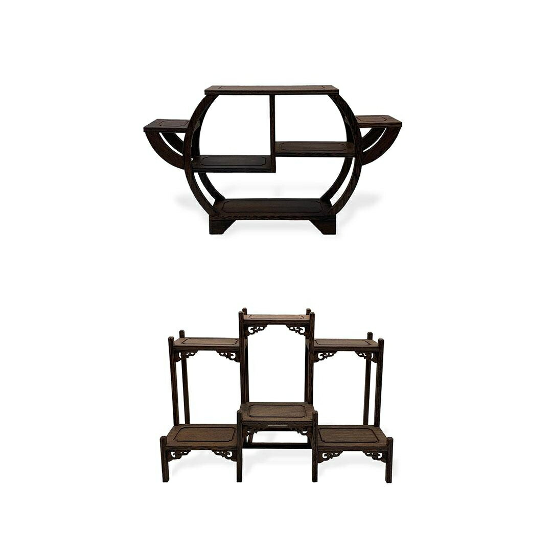 楽天市場】【在庫限り】【楽天1位3冠達成】茶器棚 置物 三列二段Ver2