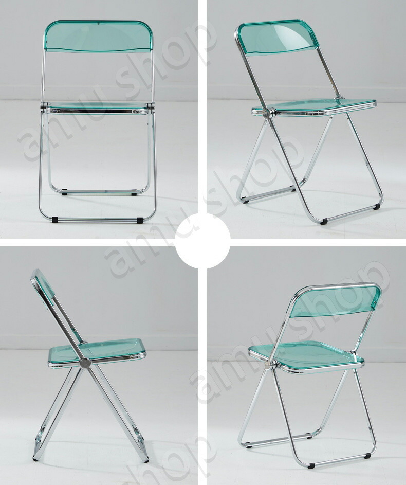 楽天市場】【 ss限定色】人気 クリアチェア 韓国 パイプ椅子 クリア