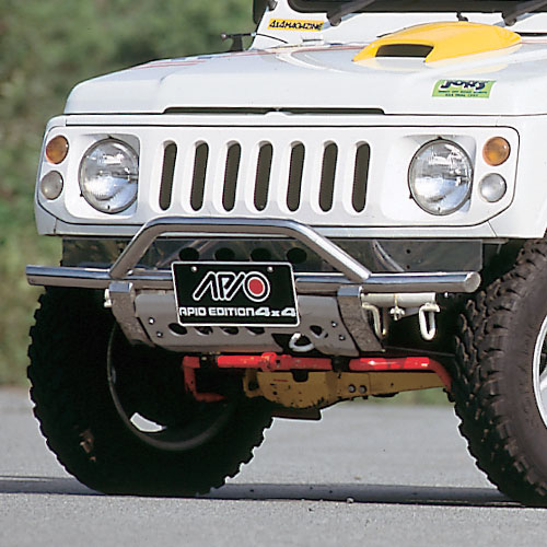 楽天市場】ジムニー パーツ 【 アピオ しし狩り バンパー タイプ3