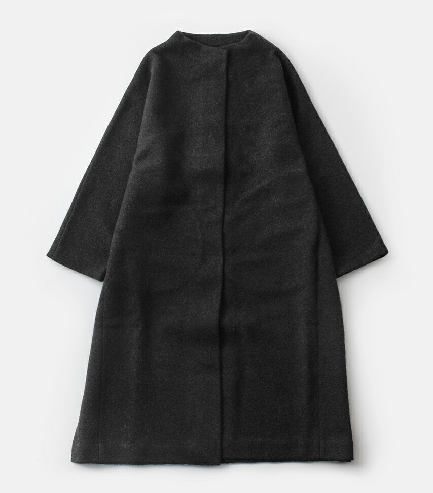 楽天市場】evam eva エヴァムエヴァ プレス ウール ロング コート