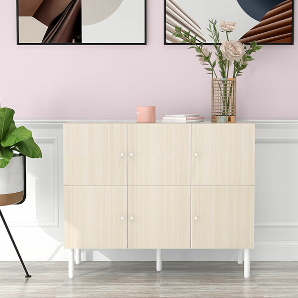 楽天市場】キャビネット サイドキャビネット おしゃれ ホワイト 完成品