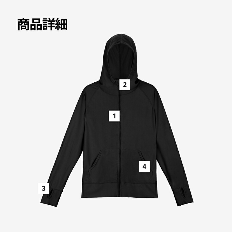 楽天市場】ラッシュガード メンズ 長袖 フード付き パーカー uv