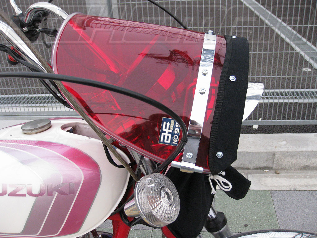 楽天市場】【ゼットファーザー】 チェリー風防 レッド 赤 クリアモール