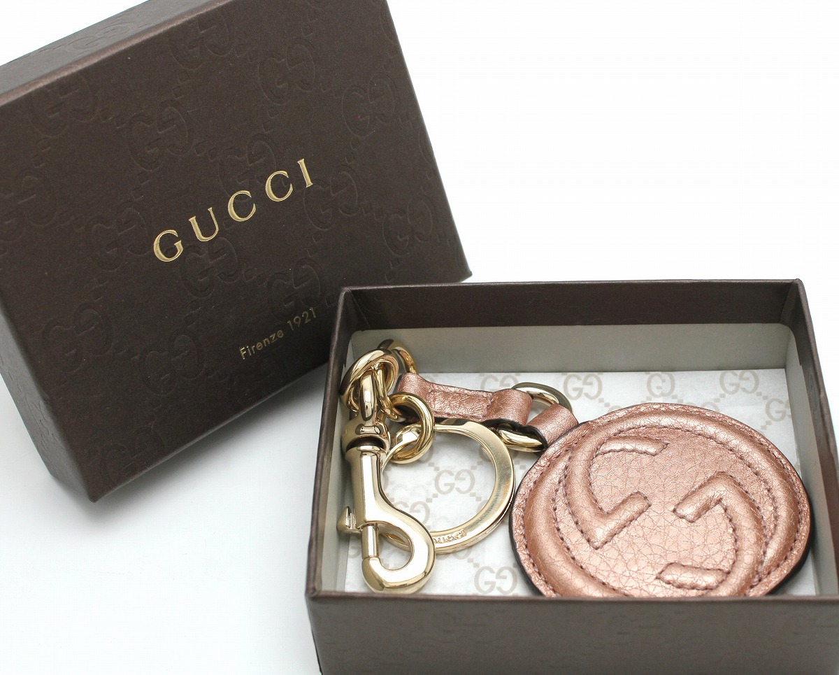 楽天市場】GUCCI グッチ インターロッキング キーホルダー キーリング