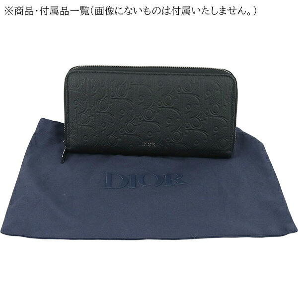 楽天市場】【超美品】 ディオール 長財布 ロングジップウォレット