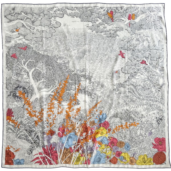 楽天市場】【美品】 エルメス ショール カレ ジェアン 140 自然回帰