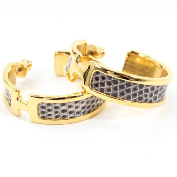 楽天市場】エルメス ピアス オランプ イエローゴールド オンブレ