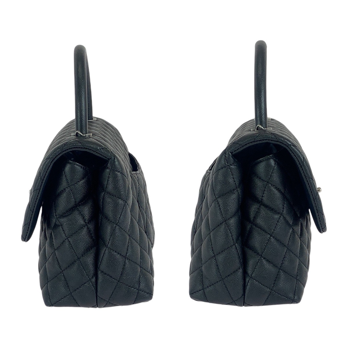 楽天市場】美品 CHANEL シャネル ココマーク ココハンドル29 ラージ