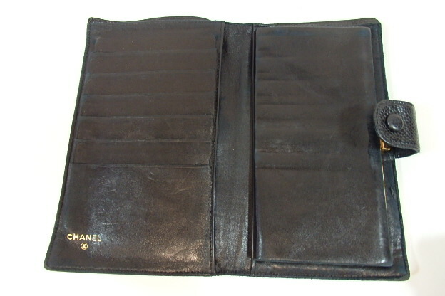 楽天市場】シャネル CHANEL 財布 がま口 二つ折り財布 ココマーク