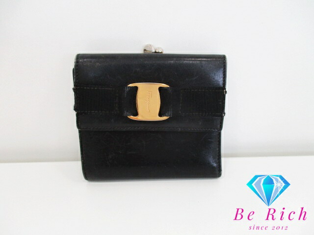 楽天市場】サルヴァトーレ フェラガモ 二つ折り がま口 財布 22 3057