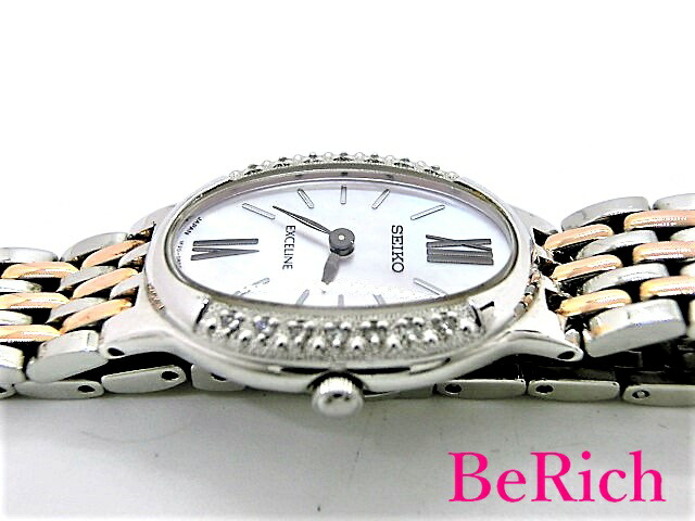 楽天市場】美品 セイコー エクセリーヌ 1F20-0BG0 ダイヤベゼル SS