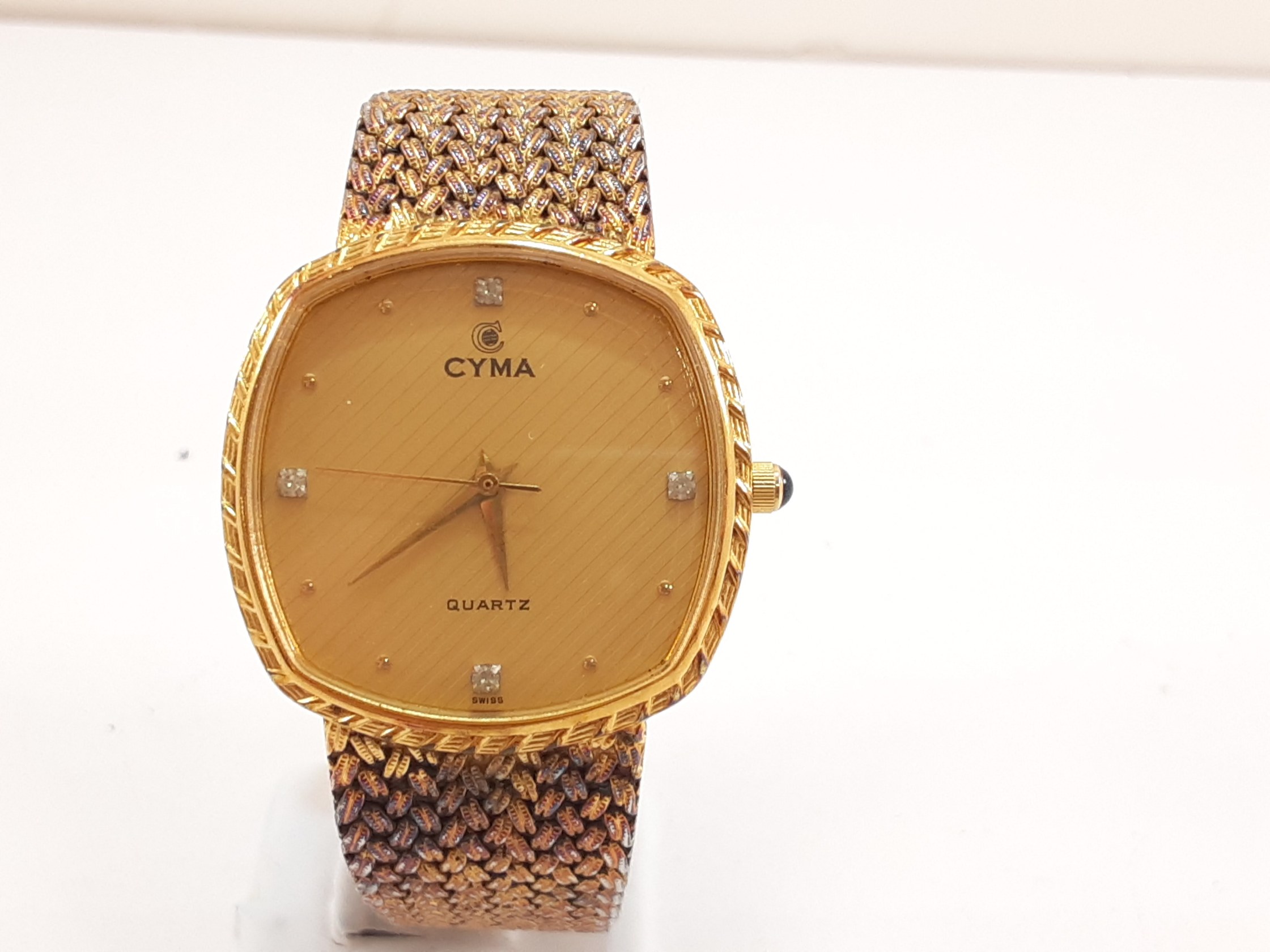 楽天市場】シーマ CYMA 腕時計 ユニセックス 604 ゴールド SS GP