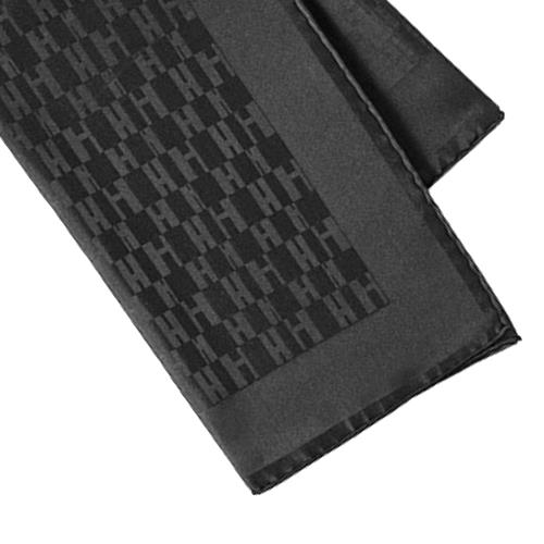 楽天市場】HERMES エルメス ポケットチーフ ジャガードH柄シルク