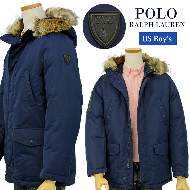 楽天市場】POLO by Ralph Lauren Boy'sファーフード付 ダウン