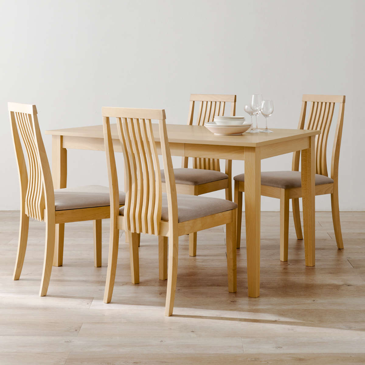 楽天市場】ダイニングテーブルセット 4人掛け 5点セット テーブル