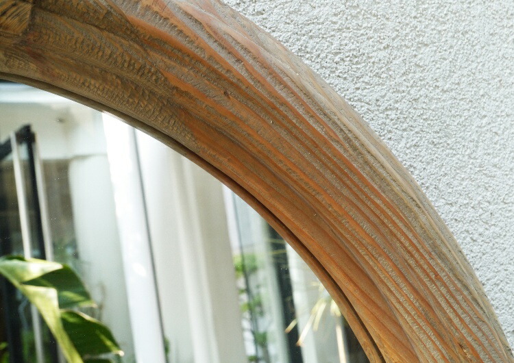 楽天市場】【レビュー特典付き】ミラー 鏡 姿見 アンティーク 丸