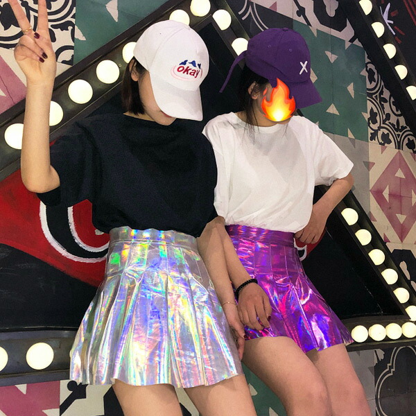 楽天市場】ミニスカート スカート プリーツ ハイウエスト オーロラ