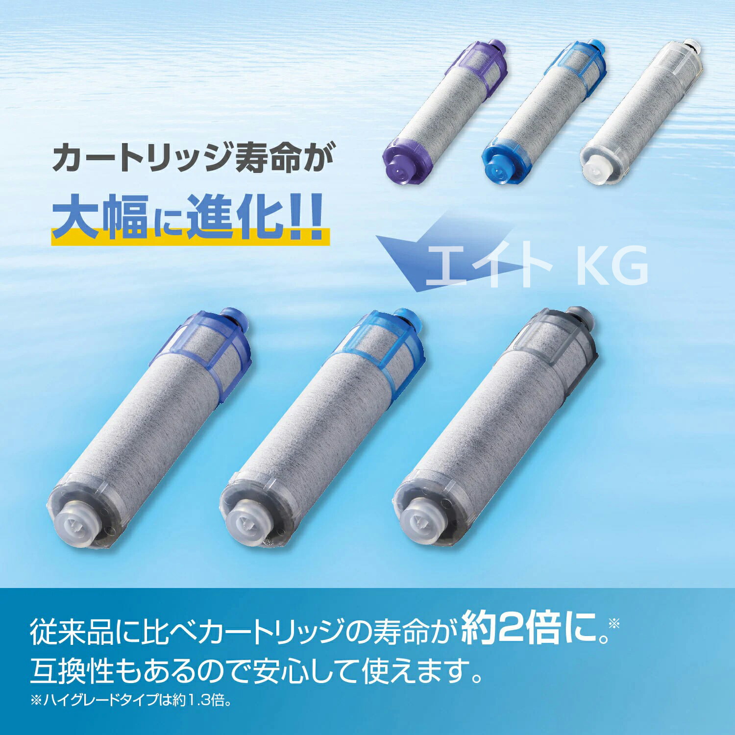 楽天市場】【送料無料】JF-K21 2個入り 浄水栓用交換用カートリッジ JF