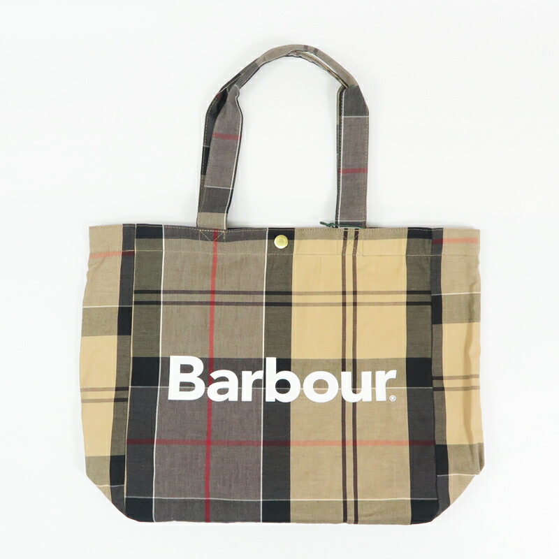 楽天市場】Barbour バブアー Telfield タータンチェック ロゴ トート