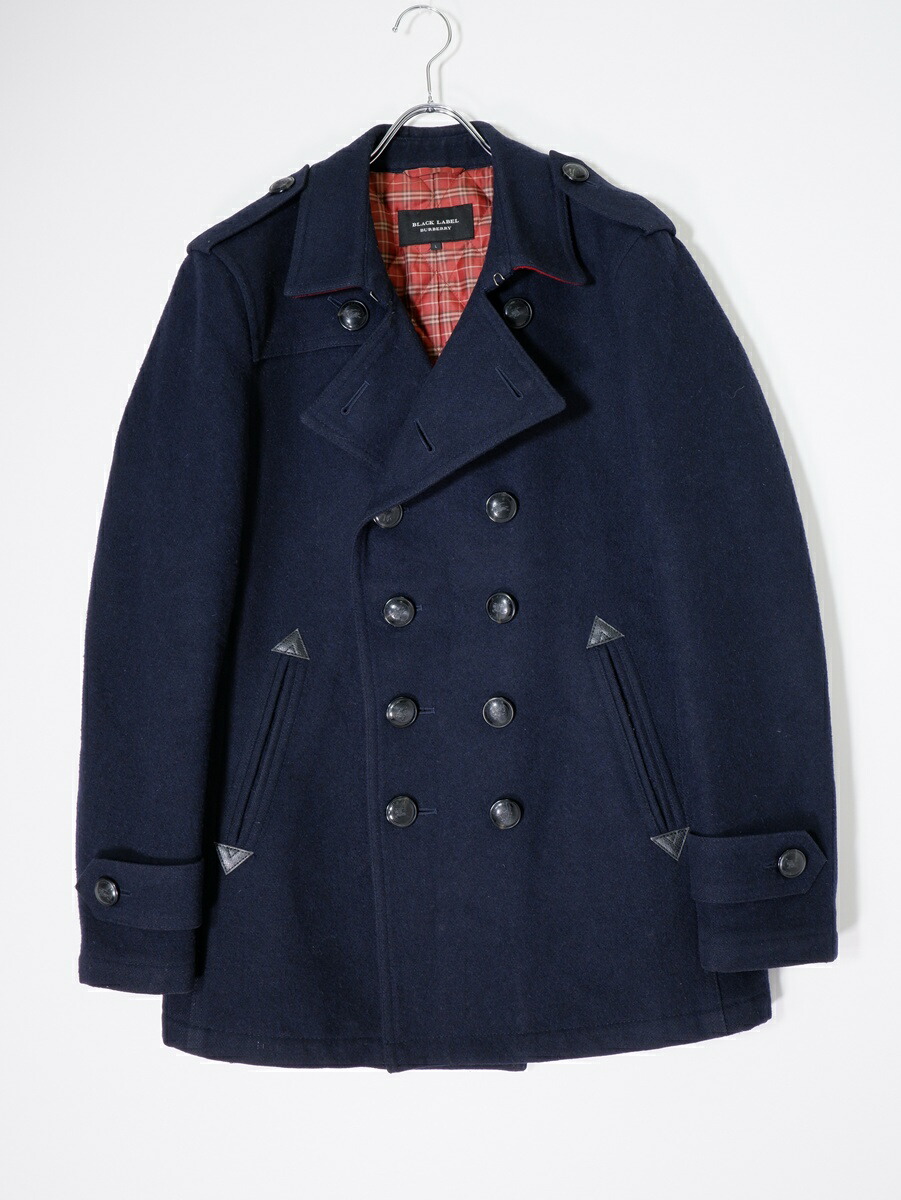 楽天市場】Pコート バーバリー ブラックレーベルの通販