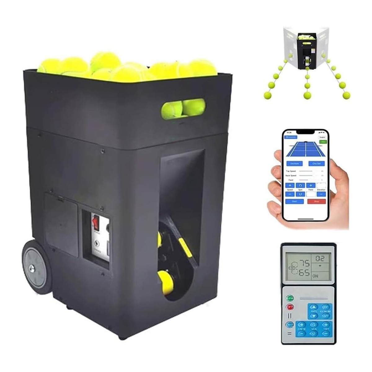 楽天市場】『ポイント5倍!3月限定!』テニス自動球出し機 ソフトテニス