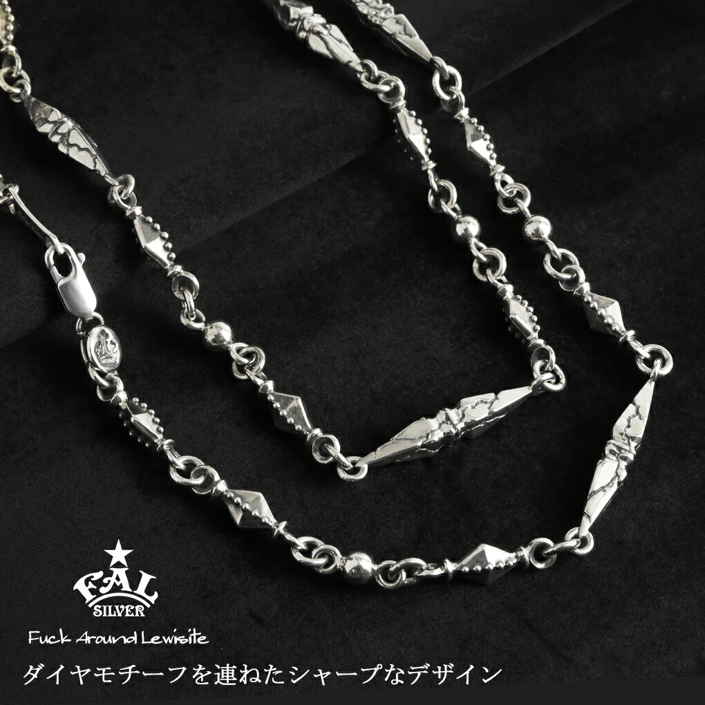 楽天市場】F.A.L フォー サイデッド ピラミッド カラム ネックレス