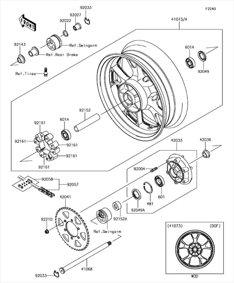 楽天市場】Kawasaki カワサキ 純正部品 92049-0723 シール(オイル