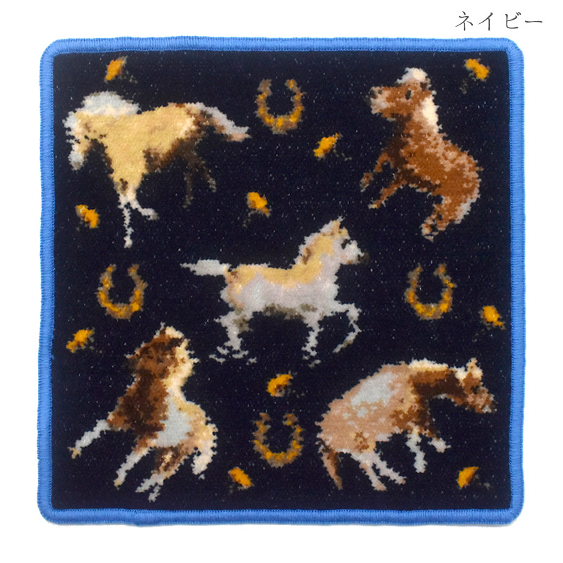 楽天市場】日本製 ポニー 馬柄 ホース 乗馬 horse ハンカチ タオル